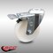 Service Caster 4 Inch SS Nylon Wheel Swivel Bolt Hole Caster with Total Lock Brake SCC SCC-SSBHTTL20S414-NYS - alternate 1
